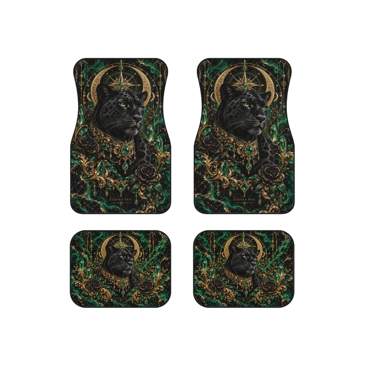 Emerald Panther Car Floor Mats – Set of 4