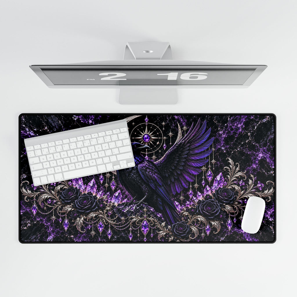 Midnight Raven Desk Mat