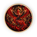 Phoenix Rising Wall Clock