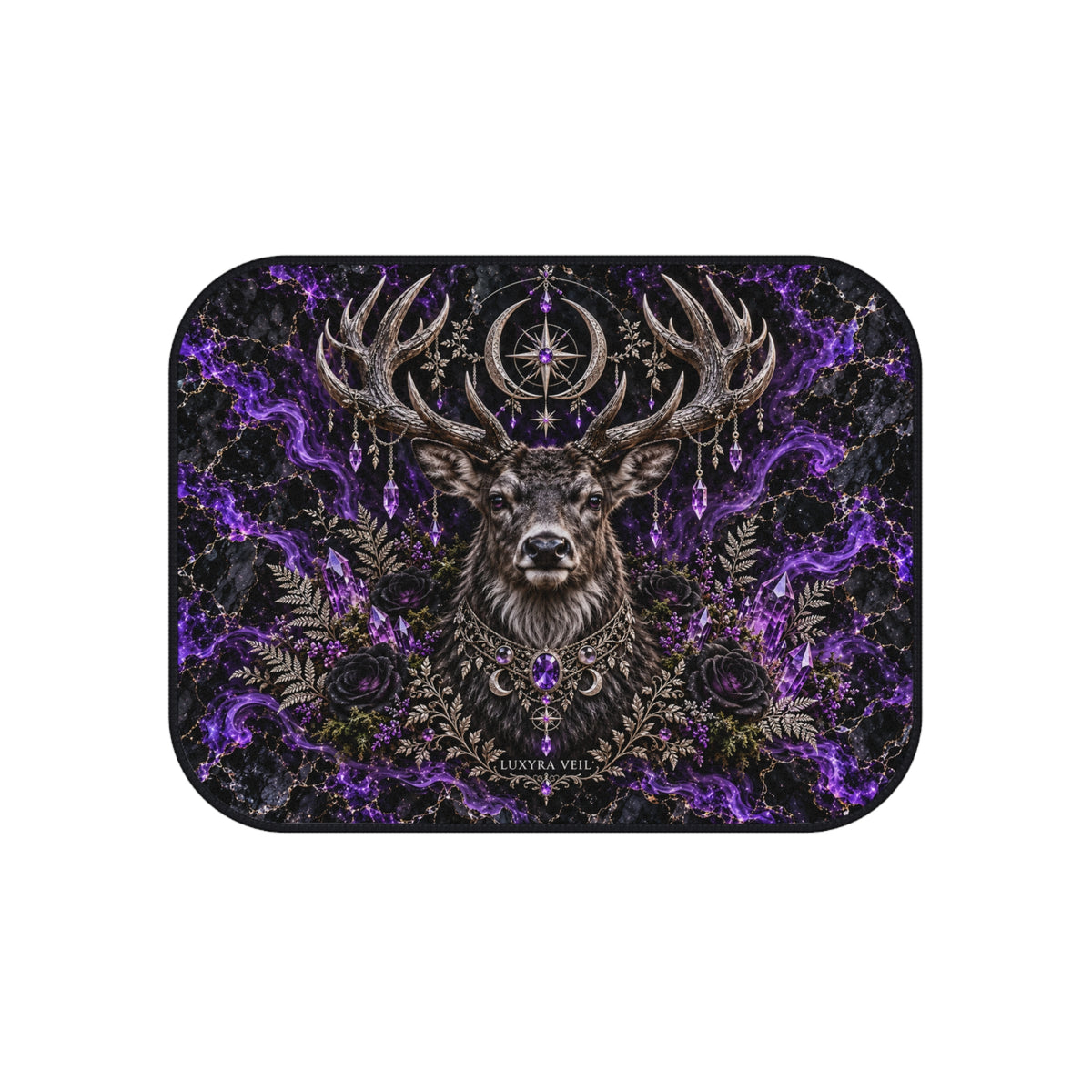 Amethyst Stag Car Floor Mats – Set of 4
