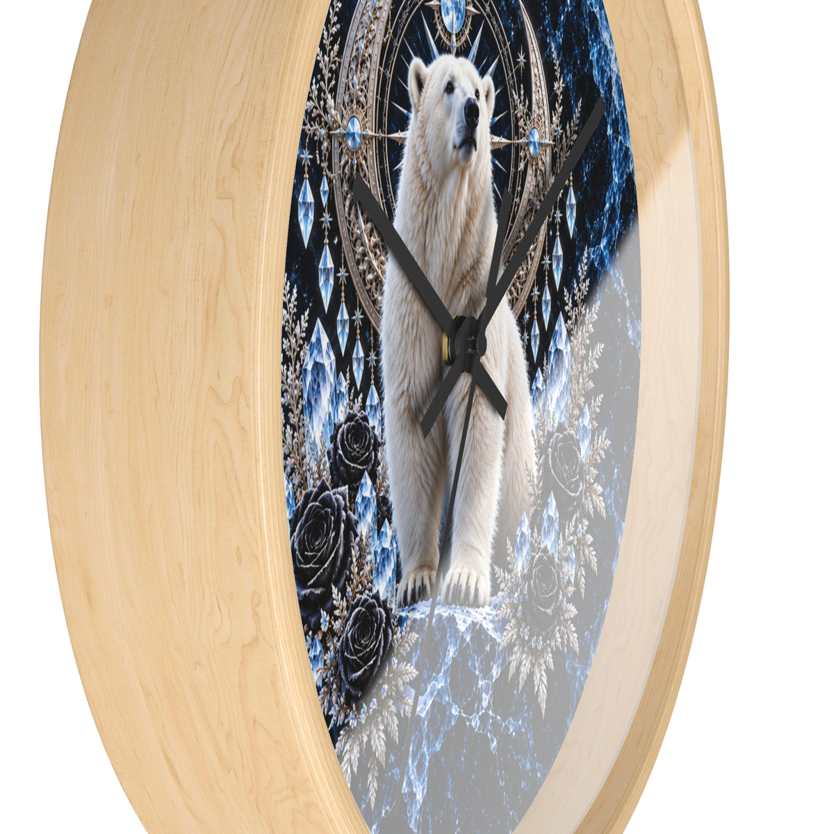 Arctic Polar Bear Wall Clock