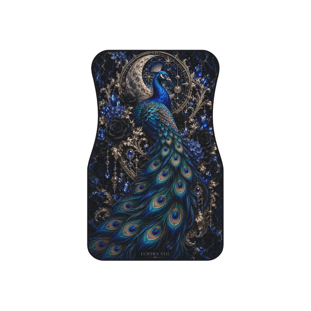 Sapphire Peacock Car Floor Mats – Set of 4