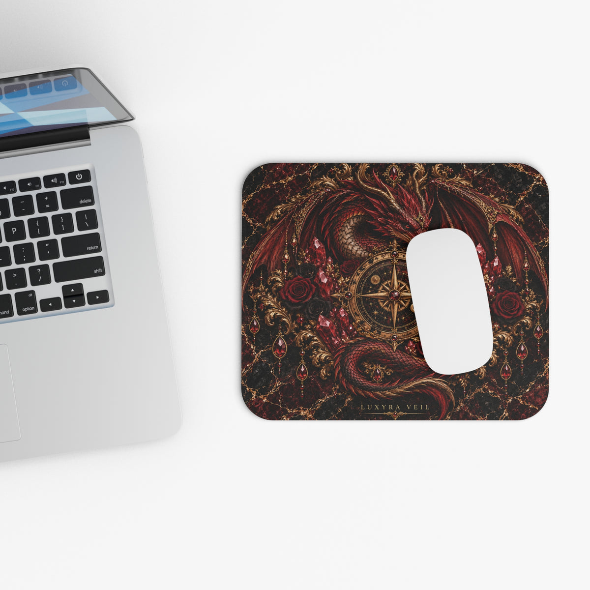 Crimson Dragon Mouse Mat