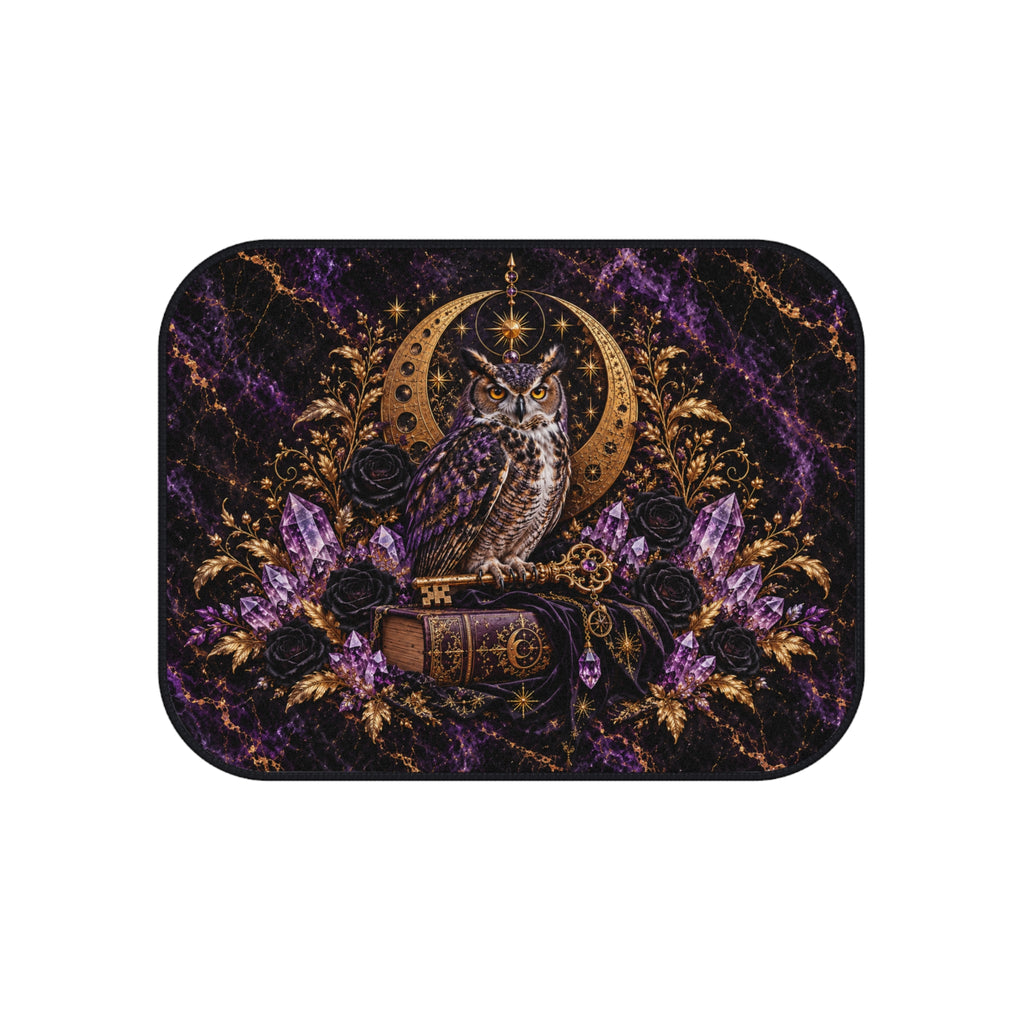 Celestial Owl Car Floor Mats – Set of 4
