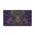 Amethyst Stag Stitched-Edge Desk Mat