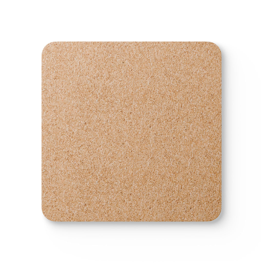 Crowned Skull Cork Coaster Set
