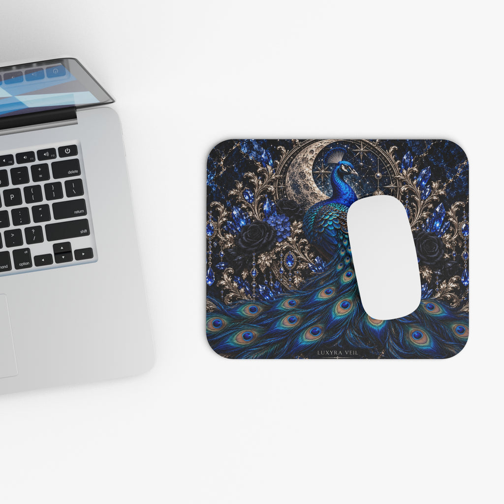 Sapphire Peacock Mouse Mat