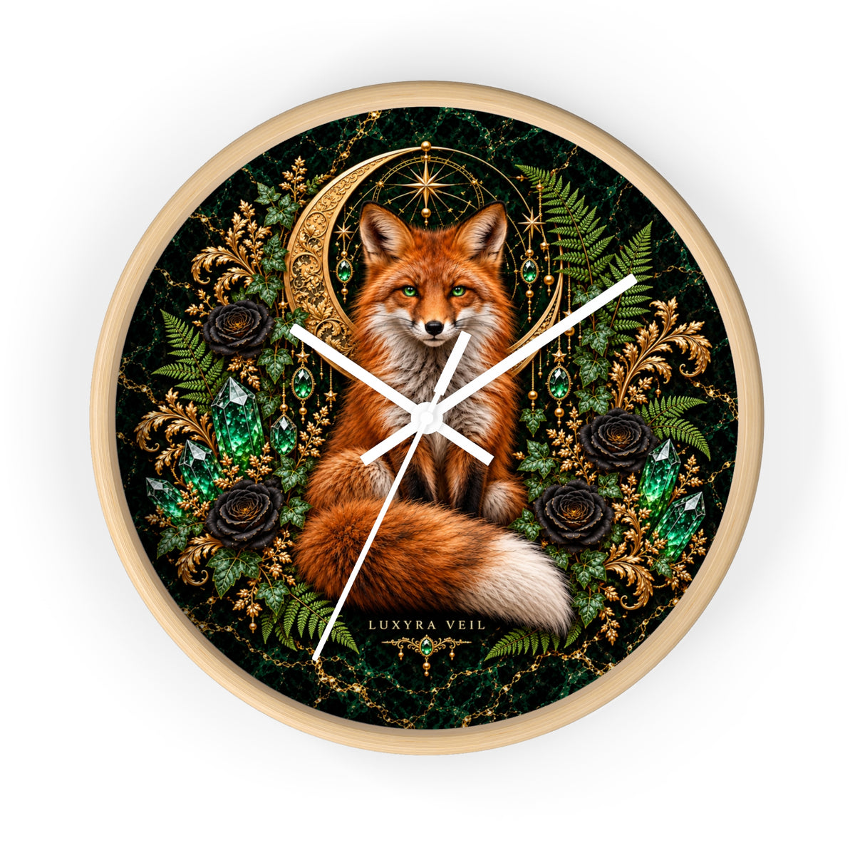 Woodland Fox Wall Clock