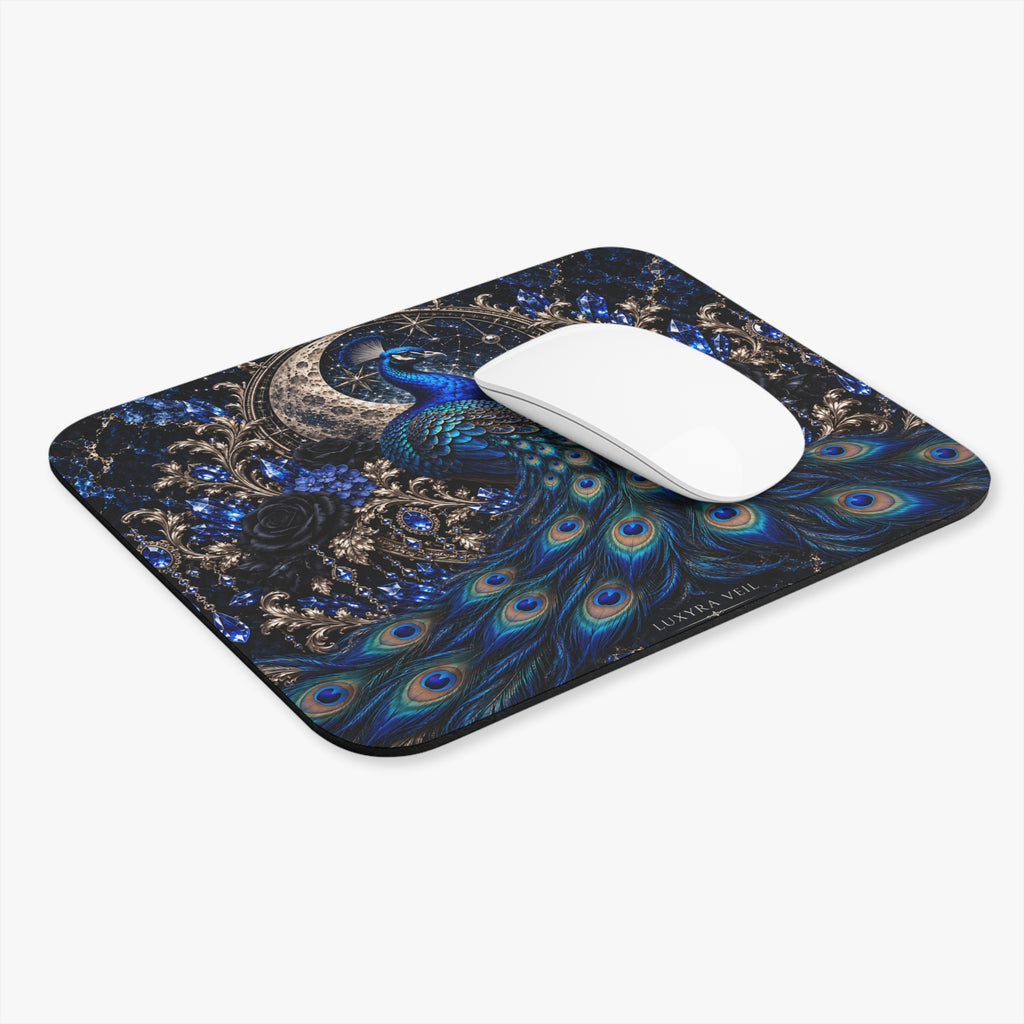 Sapphire Peacock Mouse Mat