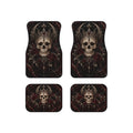 Crowned Skull Car Floor Mats – Set of 4