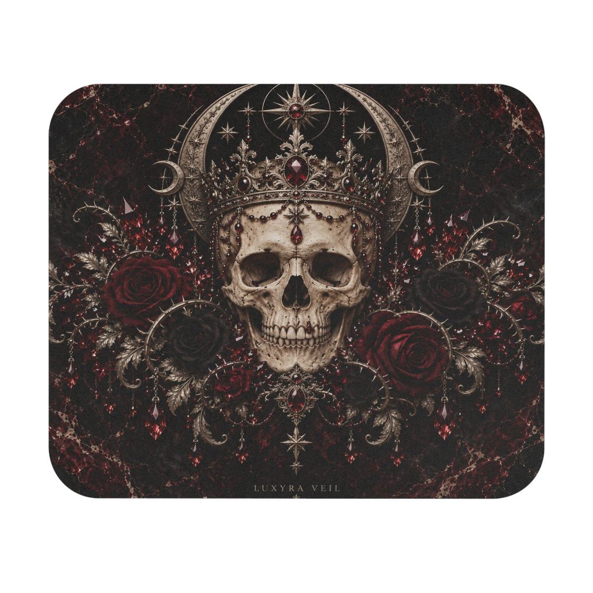 Crowned Skull mouse pad included in bundle