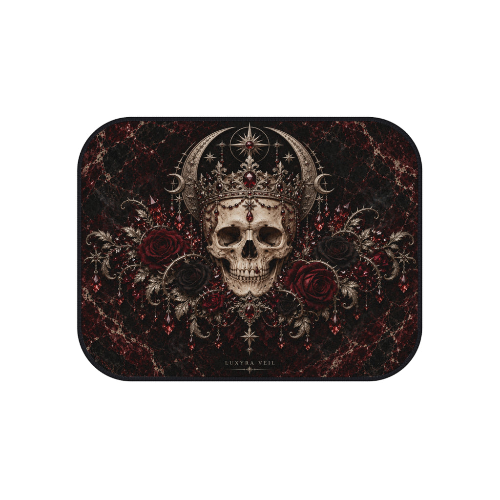 Crowned Skull Car Floor Mats – Set of 4