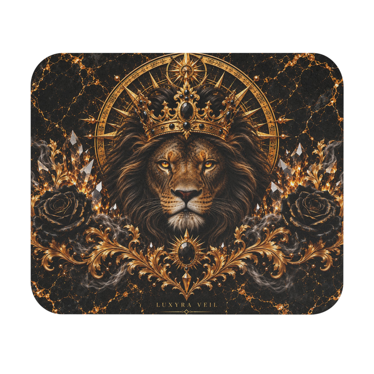 Crowned Lion Mouse Mat