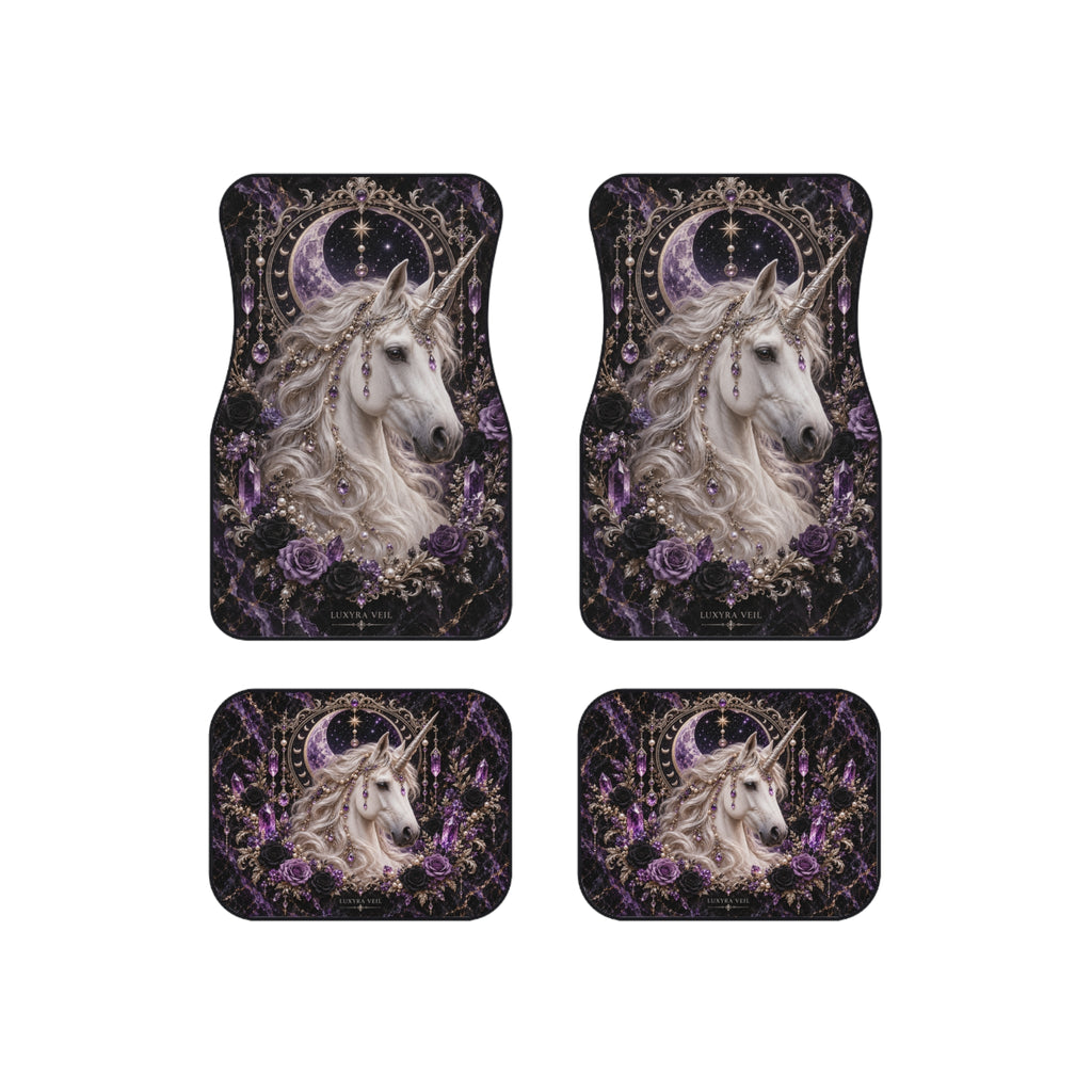 Celestial Unicorn Car Floor Mats – Set of 4