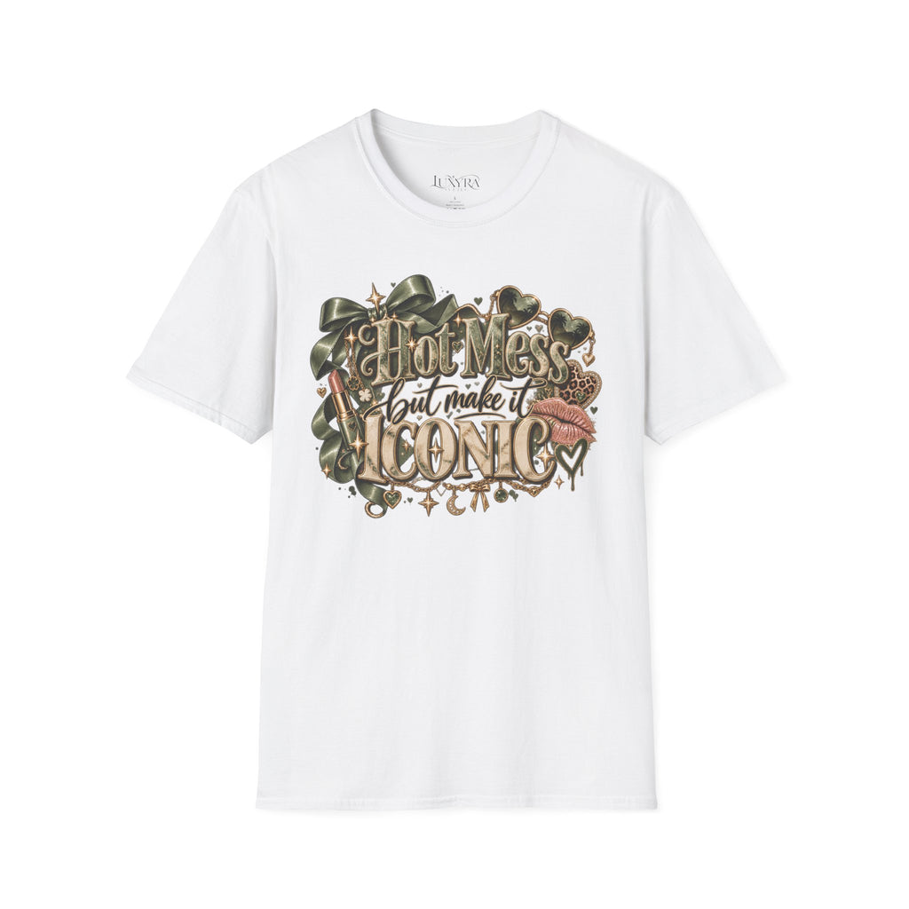 Hot Mess Iconic Green Tee