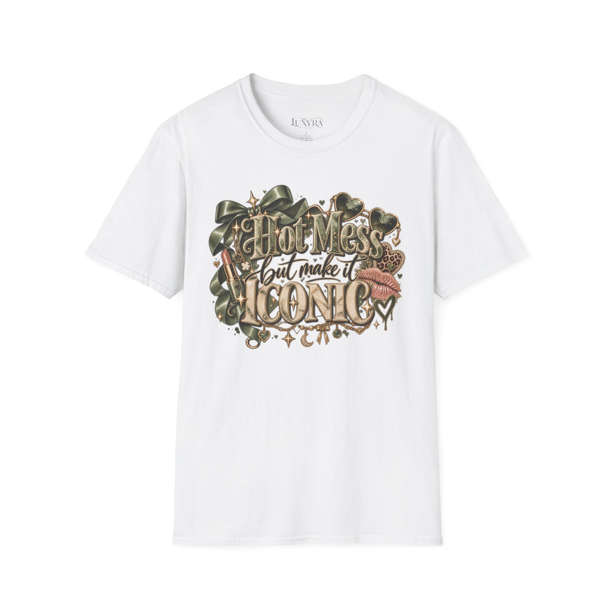 Hot Mess Iconic Green Tee