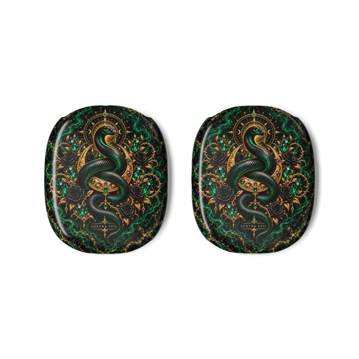 Emerald Serpent AirPods Max Covers