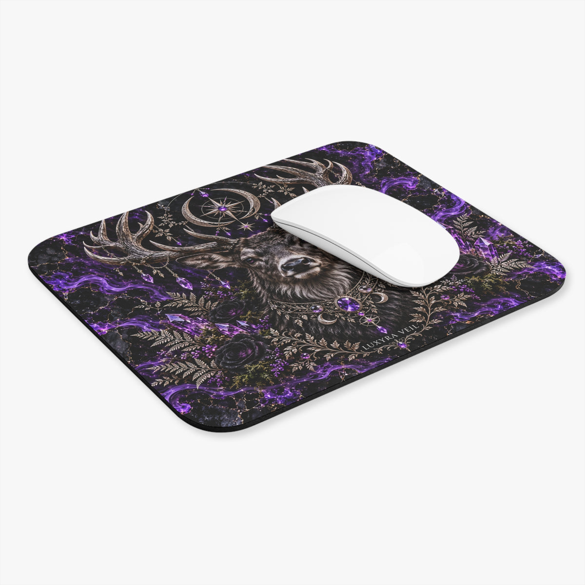 Amethyst Stag Mouse Mat