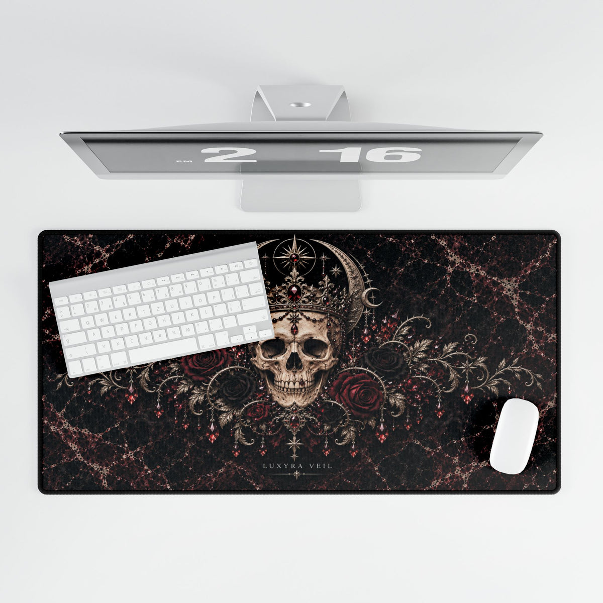 Crowned Skull Desk Mat