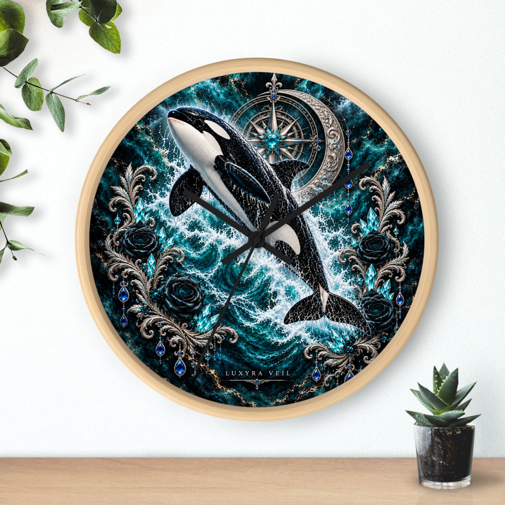 Storm Orca Wall Clock