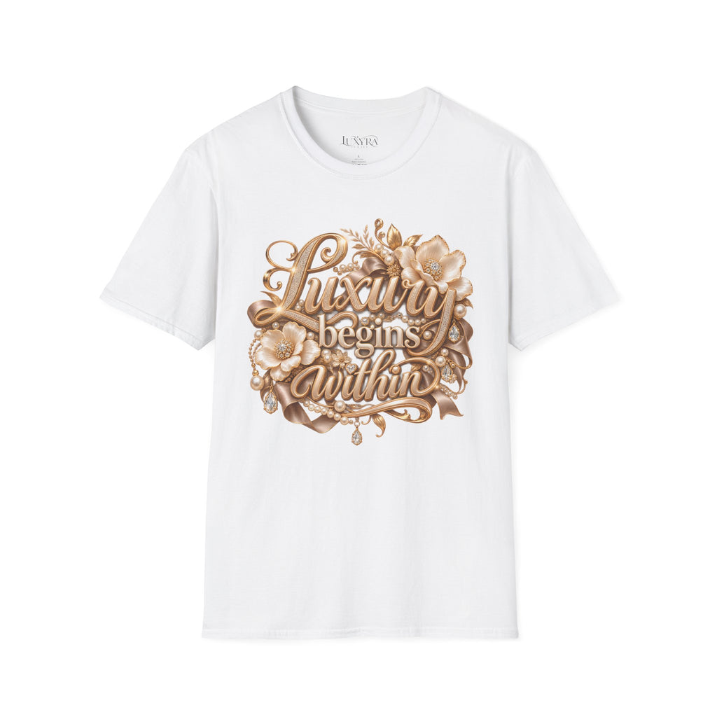 Luxury Begins Within Gold Tee