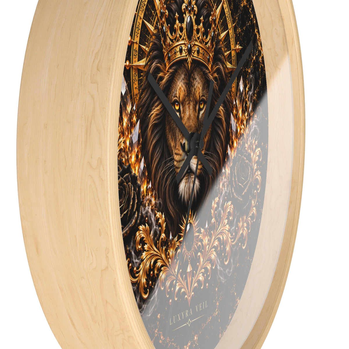 Crowned Lion Wall Clock