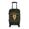 Emerald Ram Skull Suitcase
