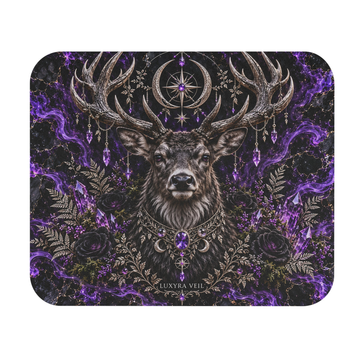 Amethyst Stag Mouse Mat
