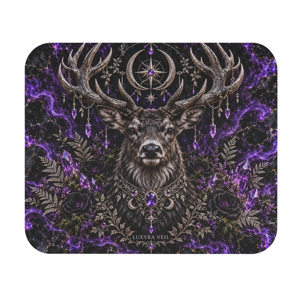 Amethyst Stag 9 by 8 inch mouse pad