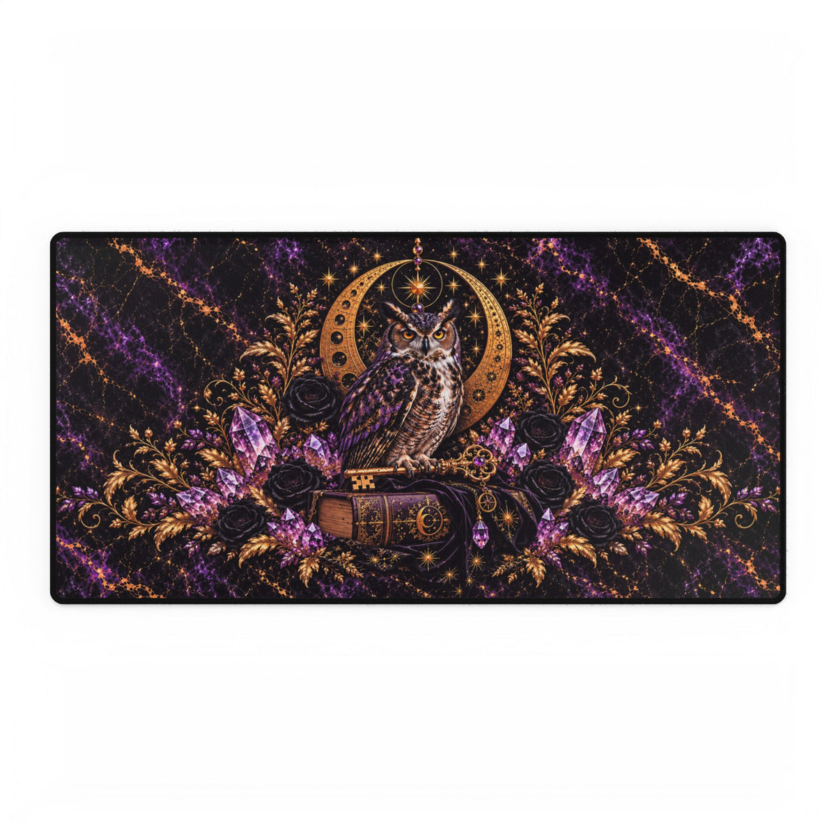 Celestial Owl Desk Mat