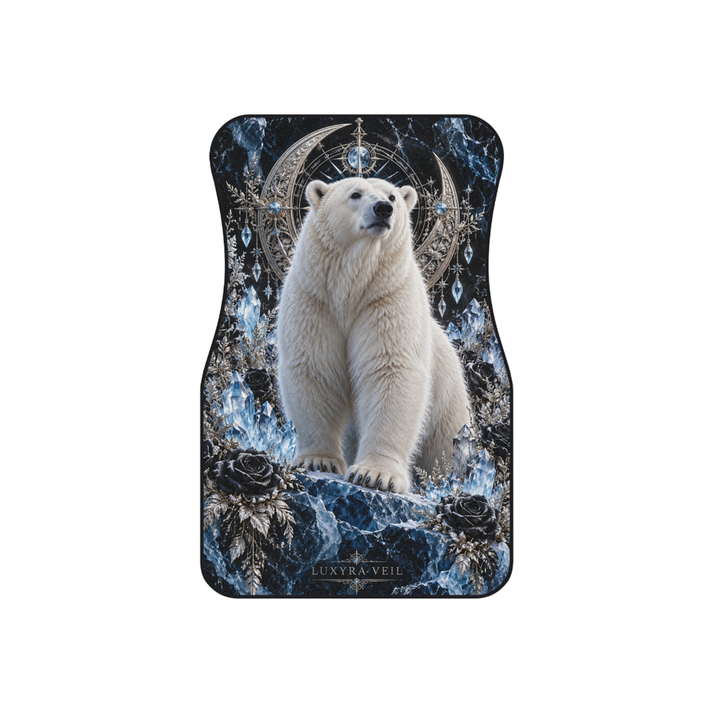 Arctic Polar Bear Car Floor Mats – Set of 4