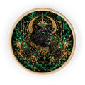 Emerald Panther Wall Clock