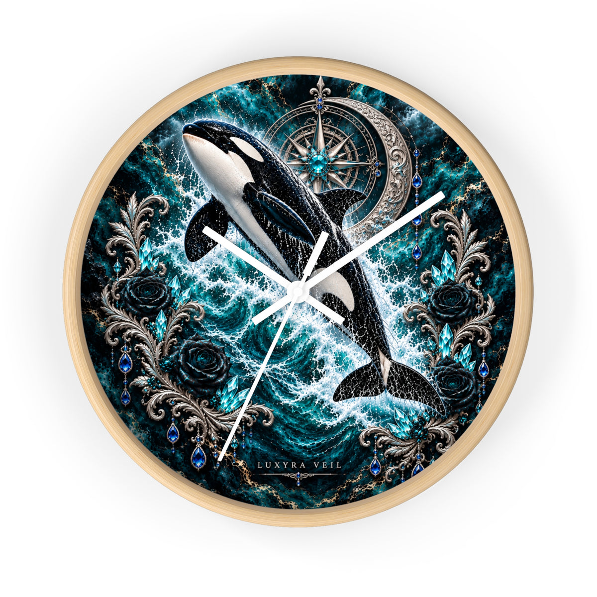 Storm Orca Wall Clock