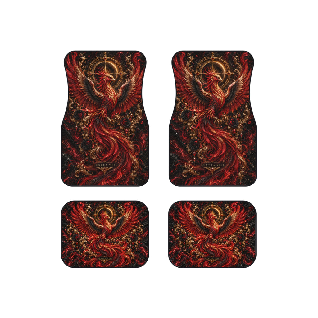 Phoenix Rising Car Floor Mats – Set of 4
