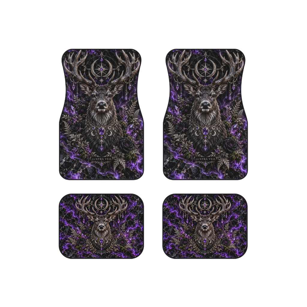 Amethyst Stag Car Floor Mats – Set of 4