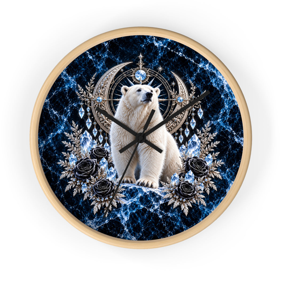 Arctic Polar Bear Wall Clock