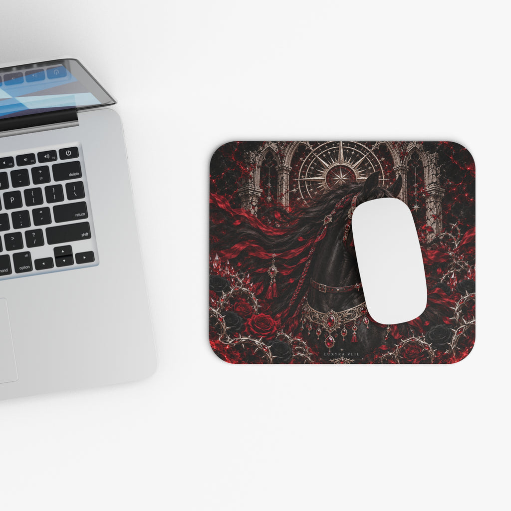 Crimson Stallion Mouse Mat