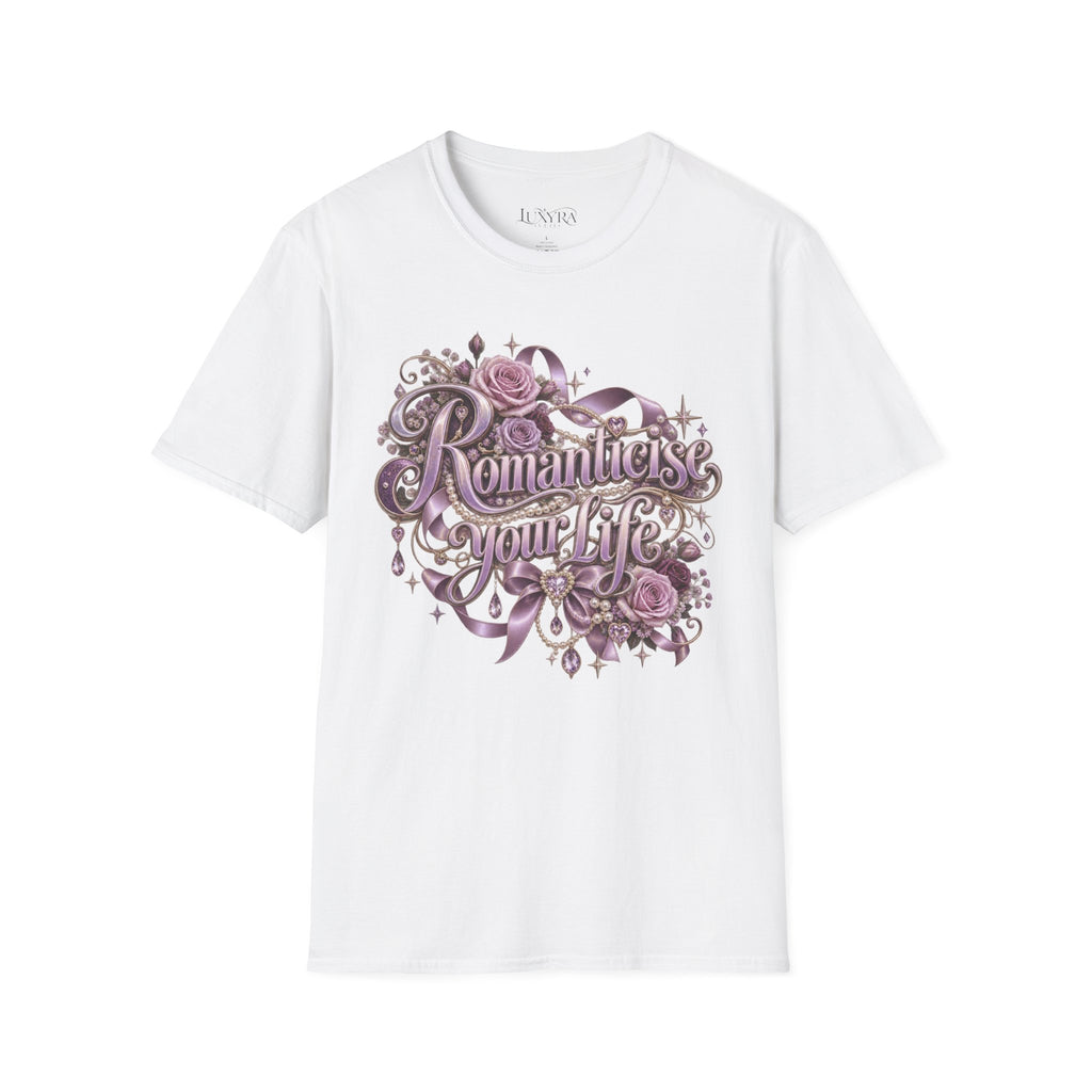 Romanticise Your Life Purple Tee