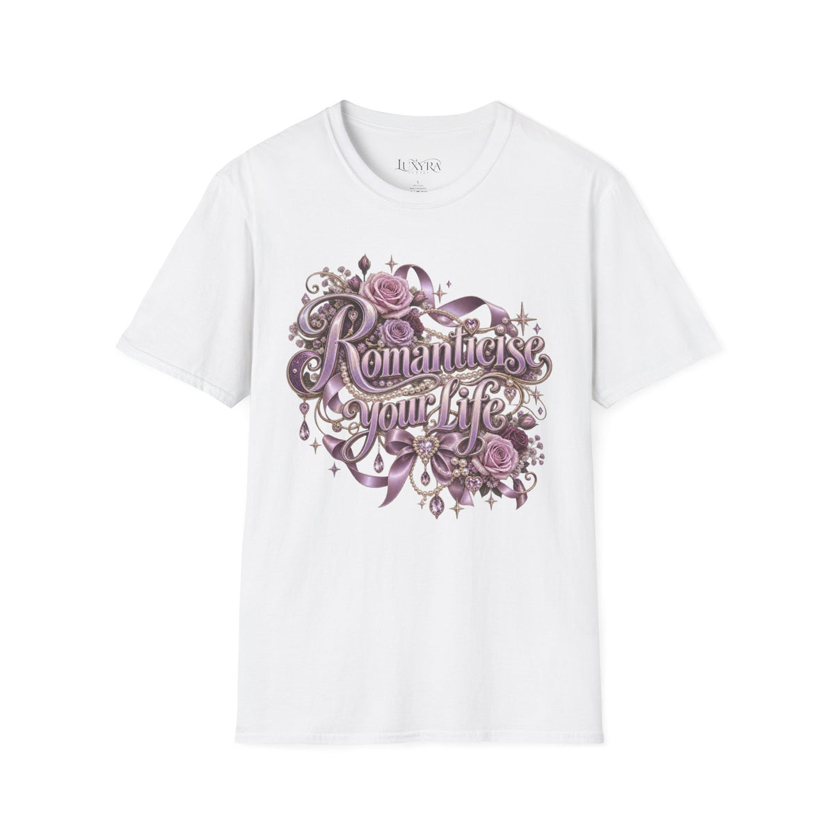 Romanticise Your Life Purple Tee