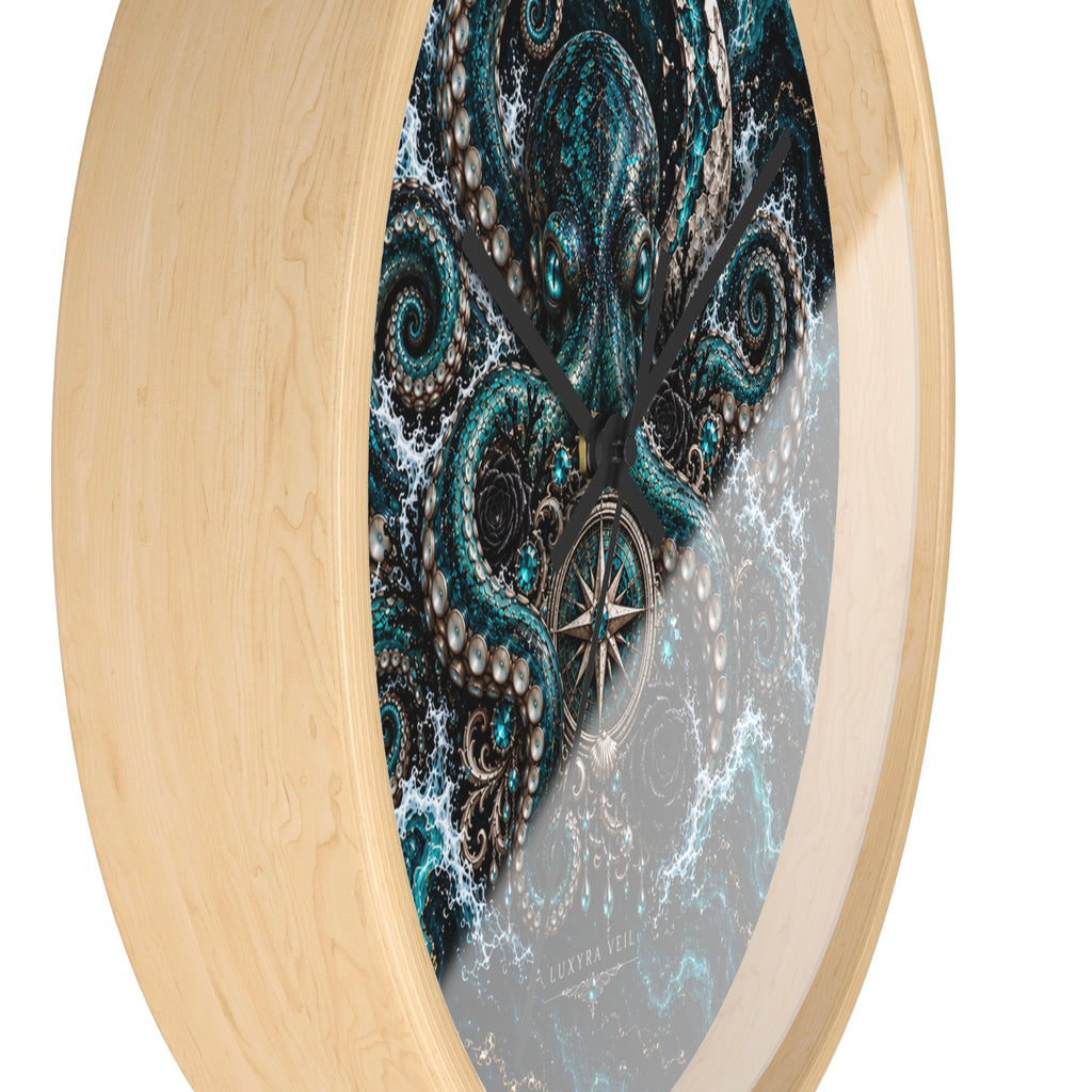 Abyssal Octopus Wall Clock