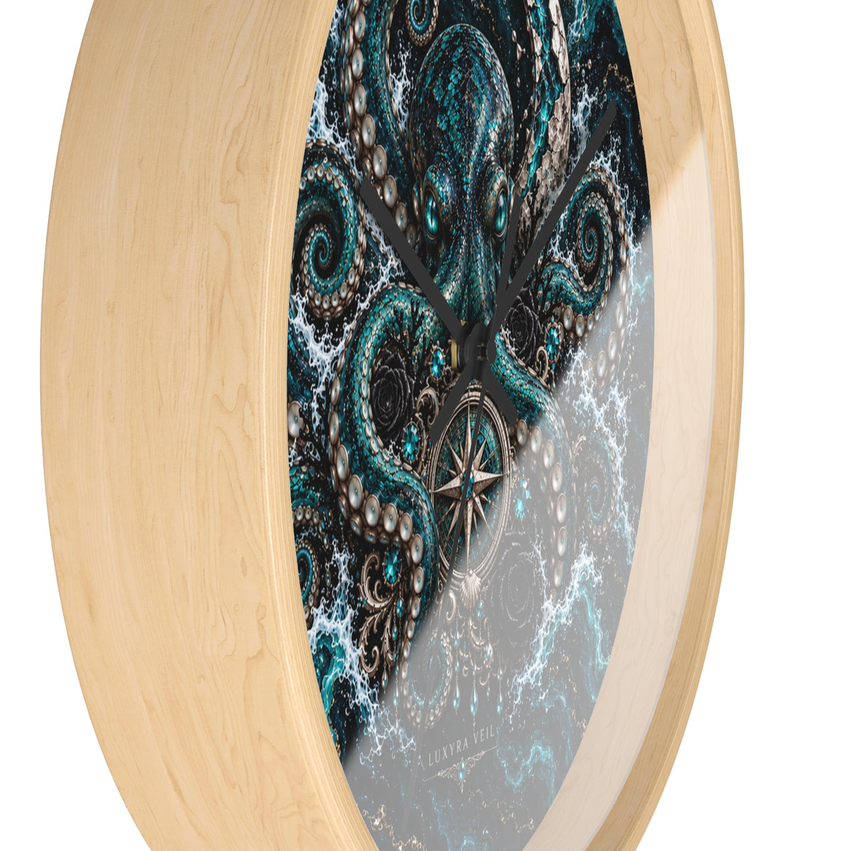 Abyssal Octopus Wall Clock