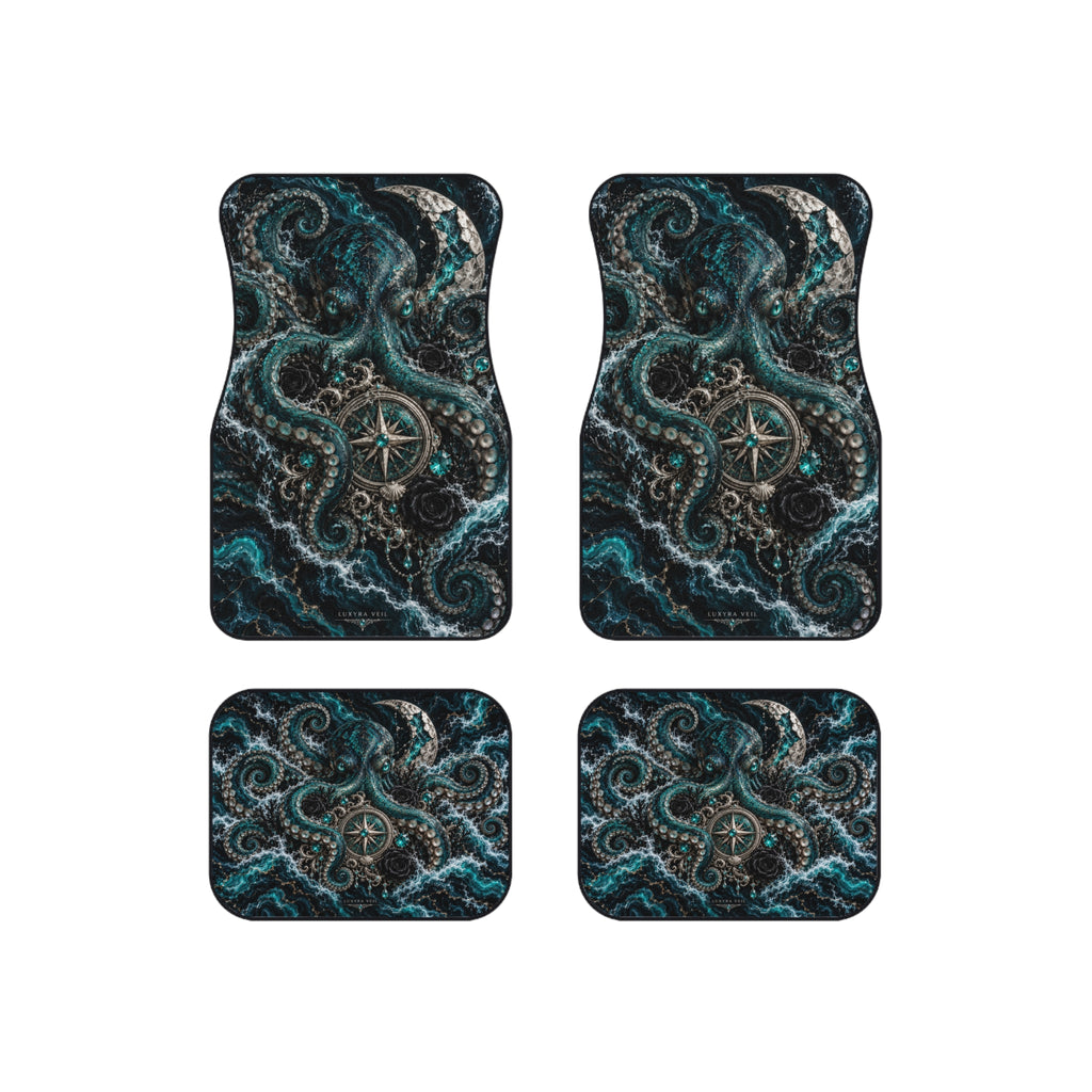 Abyssal Octopus Car Floor Mats – Set of 4