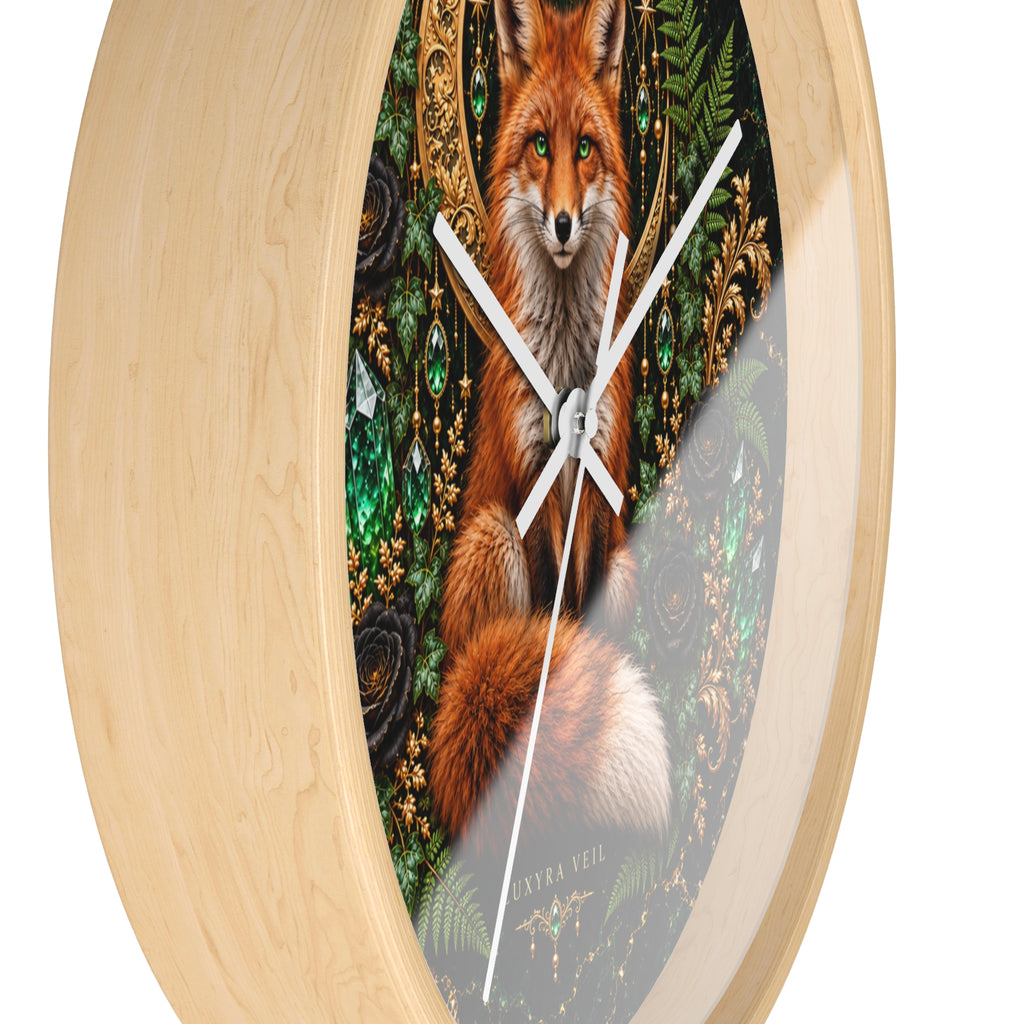 Woodland Fox Wall Clock