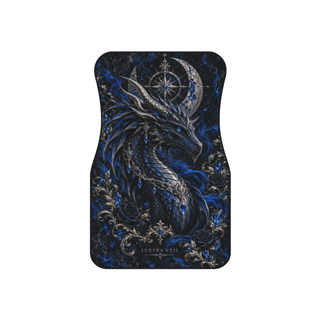 Sapphire Dragon Car Floor Mats – Set of 4
