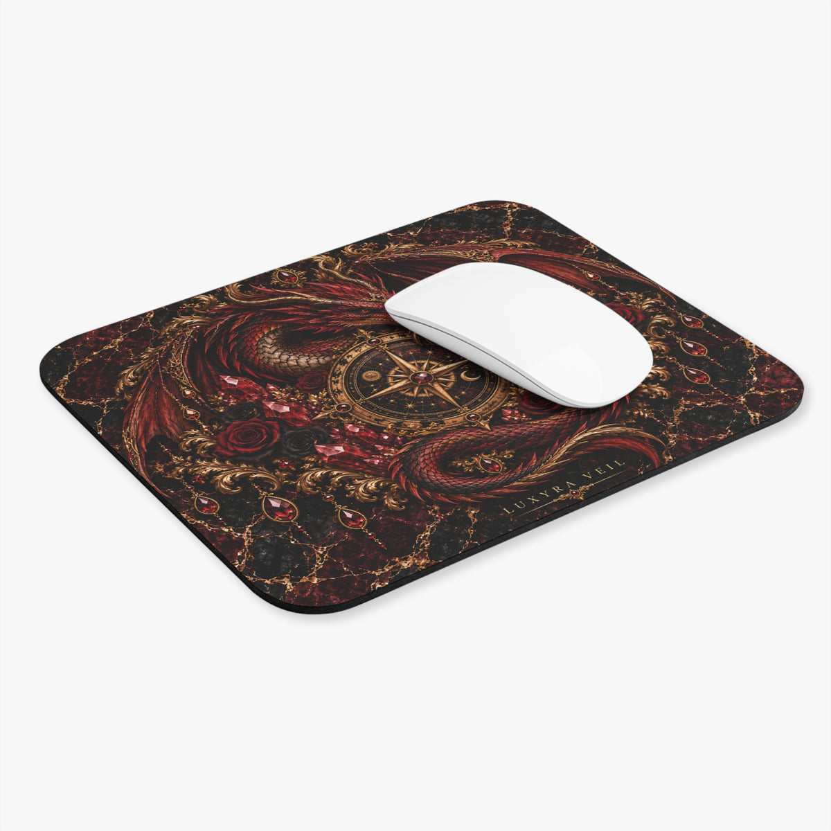 Crimson Dragon Mouse Mat