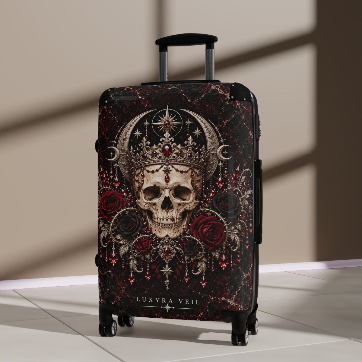 Crowned Skull Suitcase
