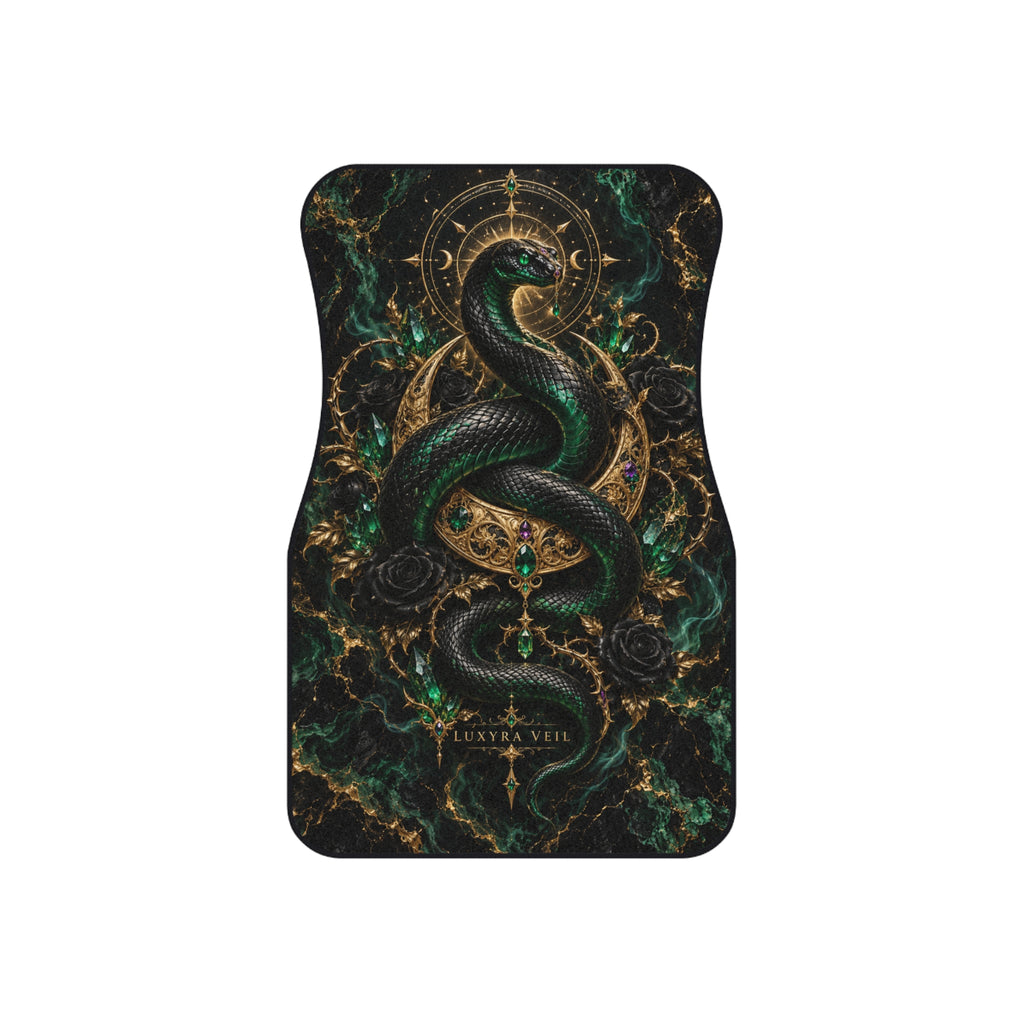 Emerald Serpent Car Floor Mats – Set of 4