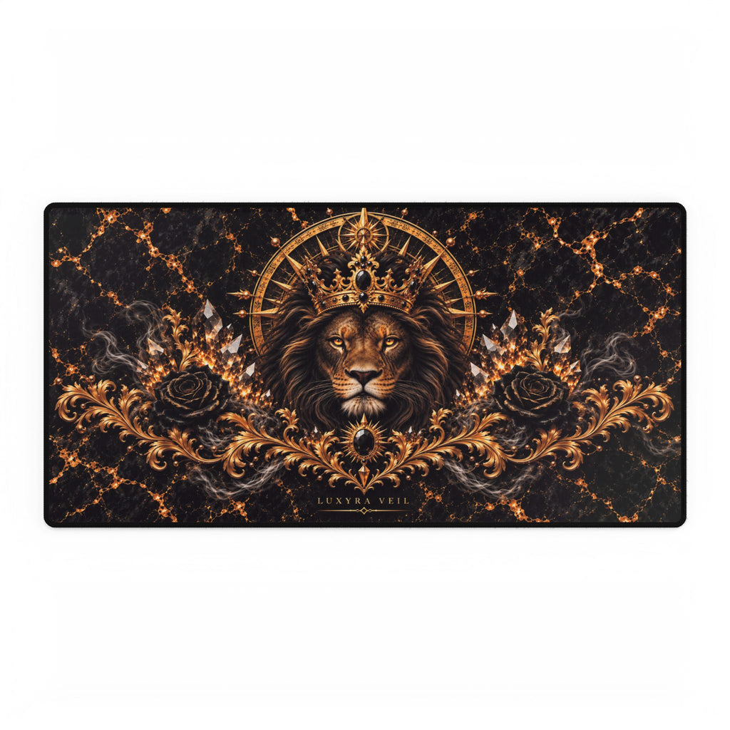Crowned Lion Desk Mat