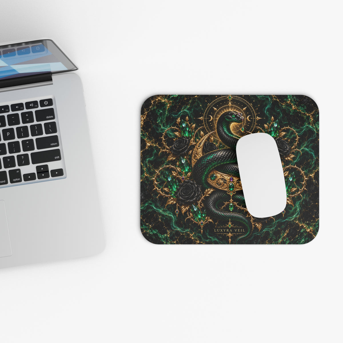 Emerald Serpent Mouse Mat