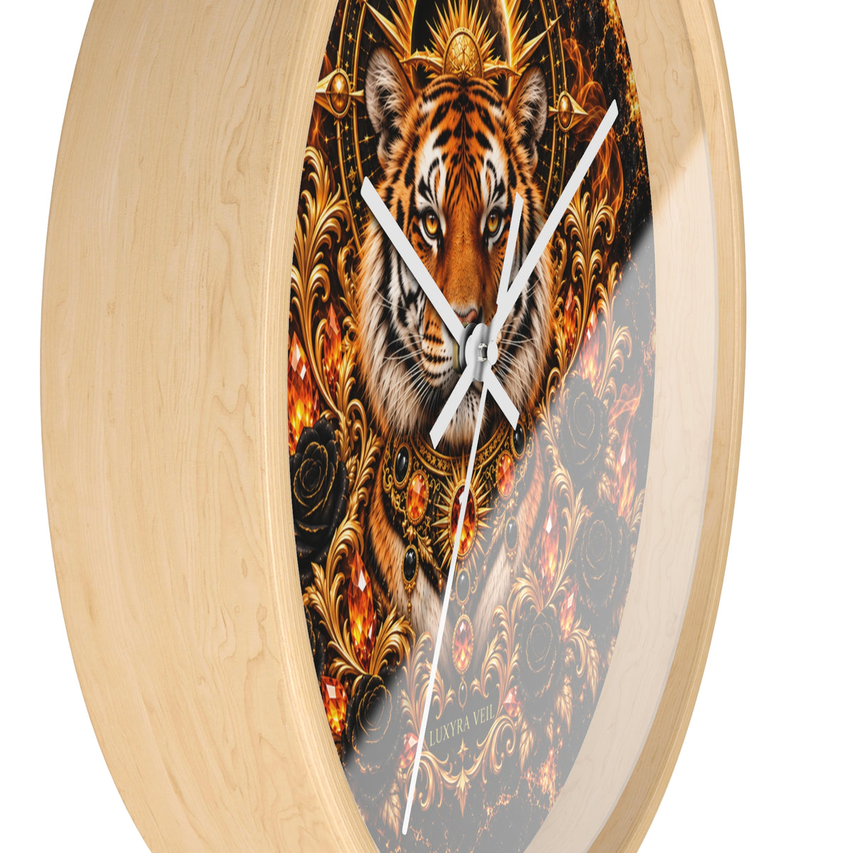 Solar Tiger Wall Clock